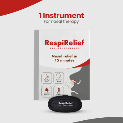 RespiRelief Red Light Nasal Therapy Instrument