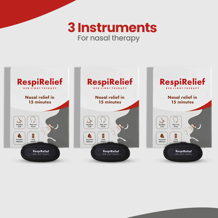 RespiRelief Red Light Nasal Therapy Instrument