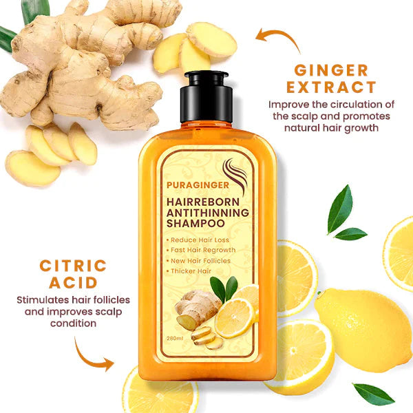 PuraGinger PRO HairReborn AntiThinning Shampoo