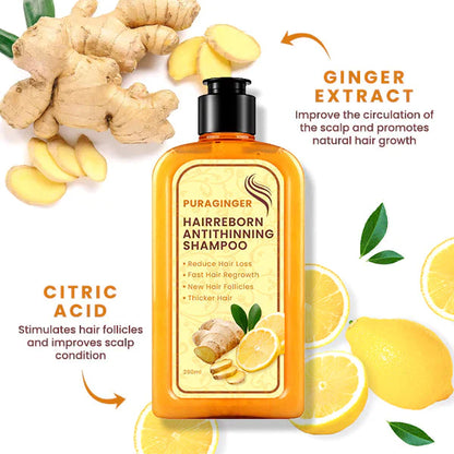 PuraGinger PRO HairReborn AntiThinning Shampoo